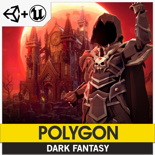 POLYGON Dark Fantasy 3D assets for Unreal Engine and Unity game development