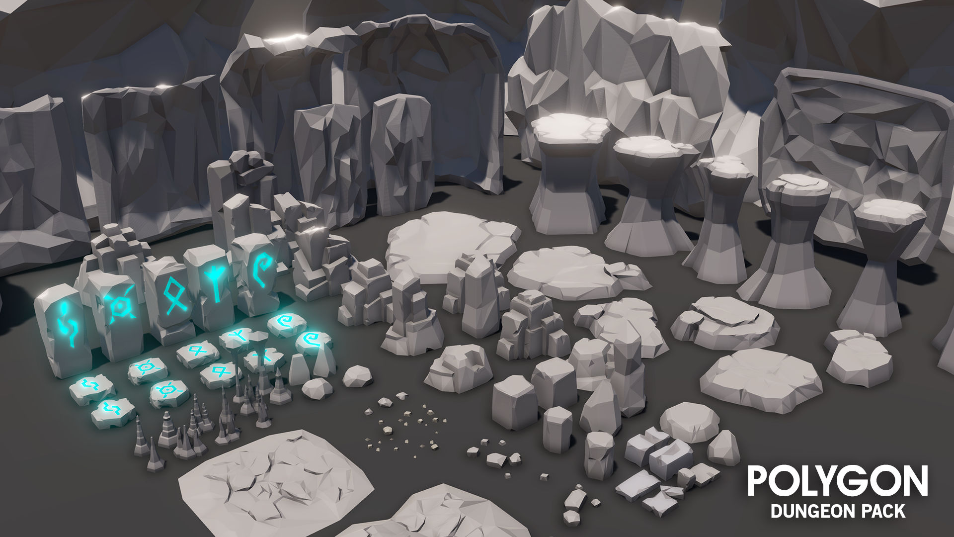 POLYGON - Dungeon Pack - Synty Studios - Unity and Unreal 3D low poly assets for game development