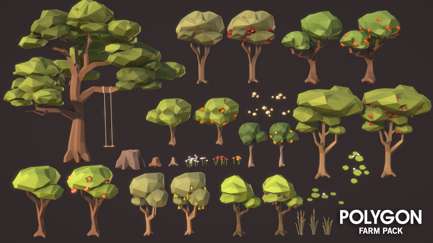 POLYGON - Farm Pack - Synty Studios - Unity and Unreal 3D low poly assets for game development