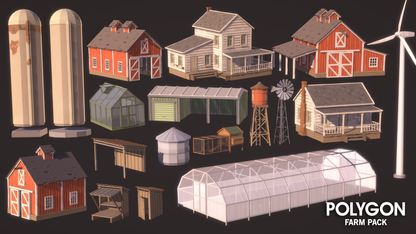 POLYGON - Farm Pack - Synty Studios - Unity and Unreal 3D low poly assets for game development