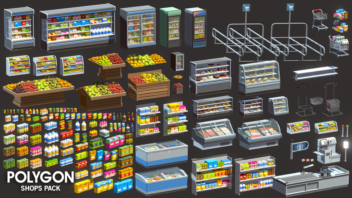 POLYGON - Shops Pack