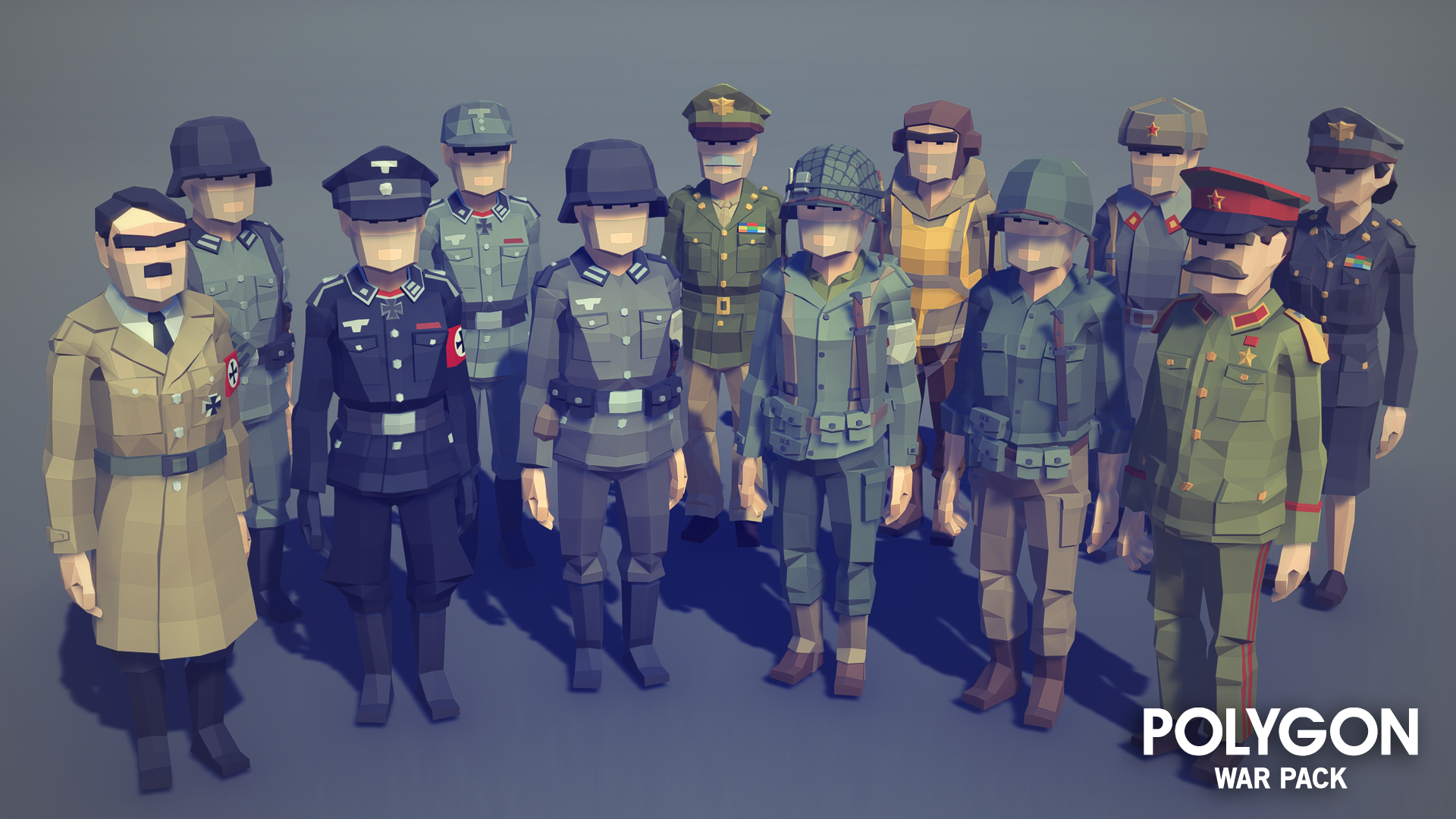 POLYGON - War Pack - Synty Studios - Unity and Unreal 3D low poly assets for game development