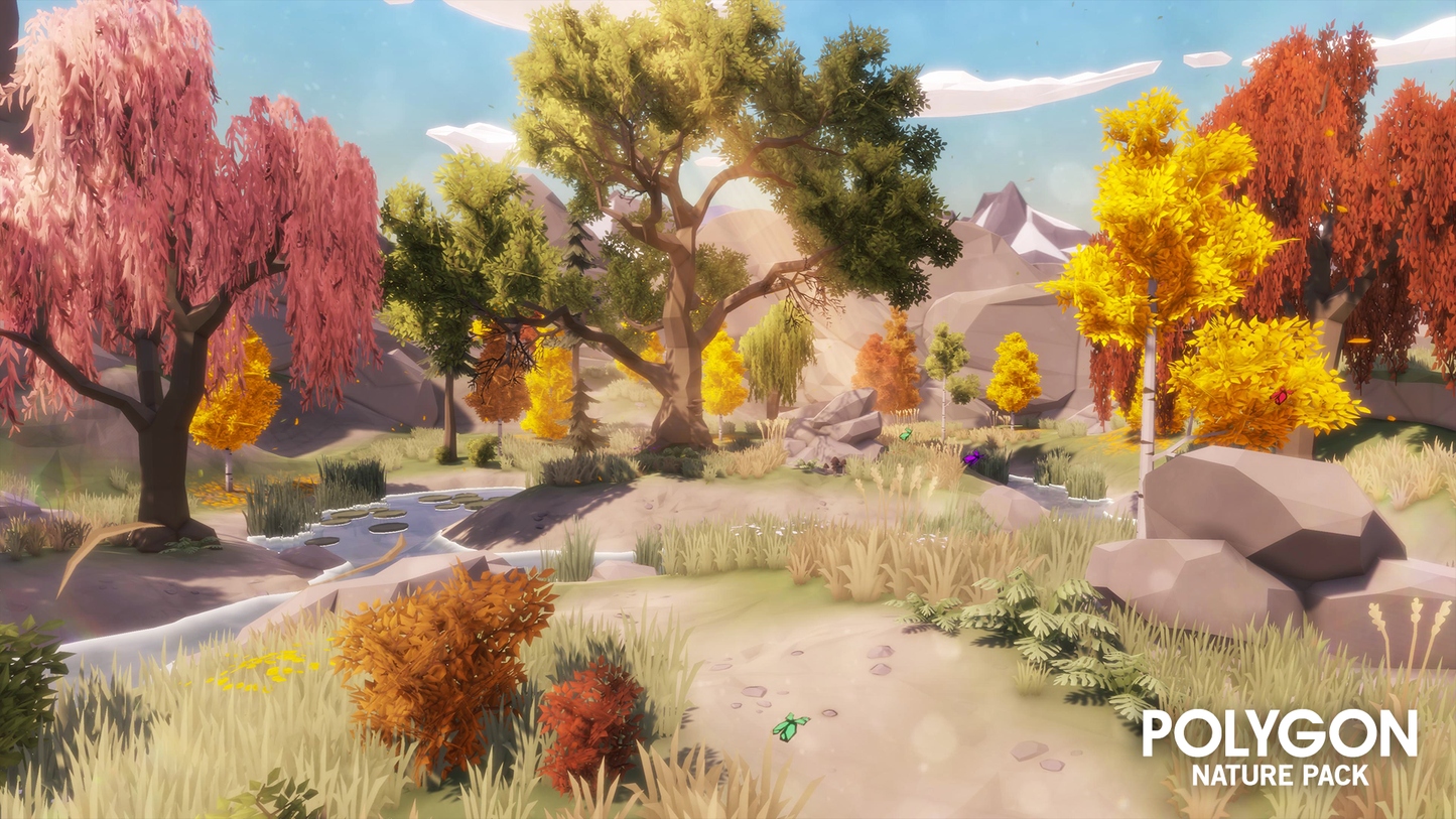 POLYGON - Nature Pack - Synty Studios - Unity and Unreal 3D low poly assets for game development