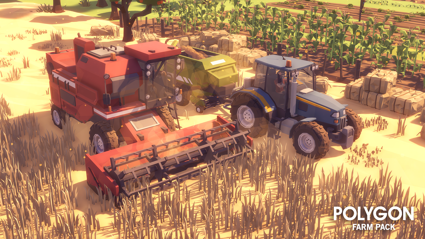 POLYGON - Farm Pack - Synty Studios - Unity and Unreal 3D low poly assets for game development