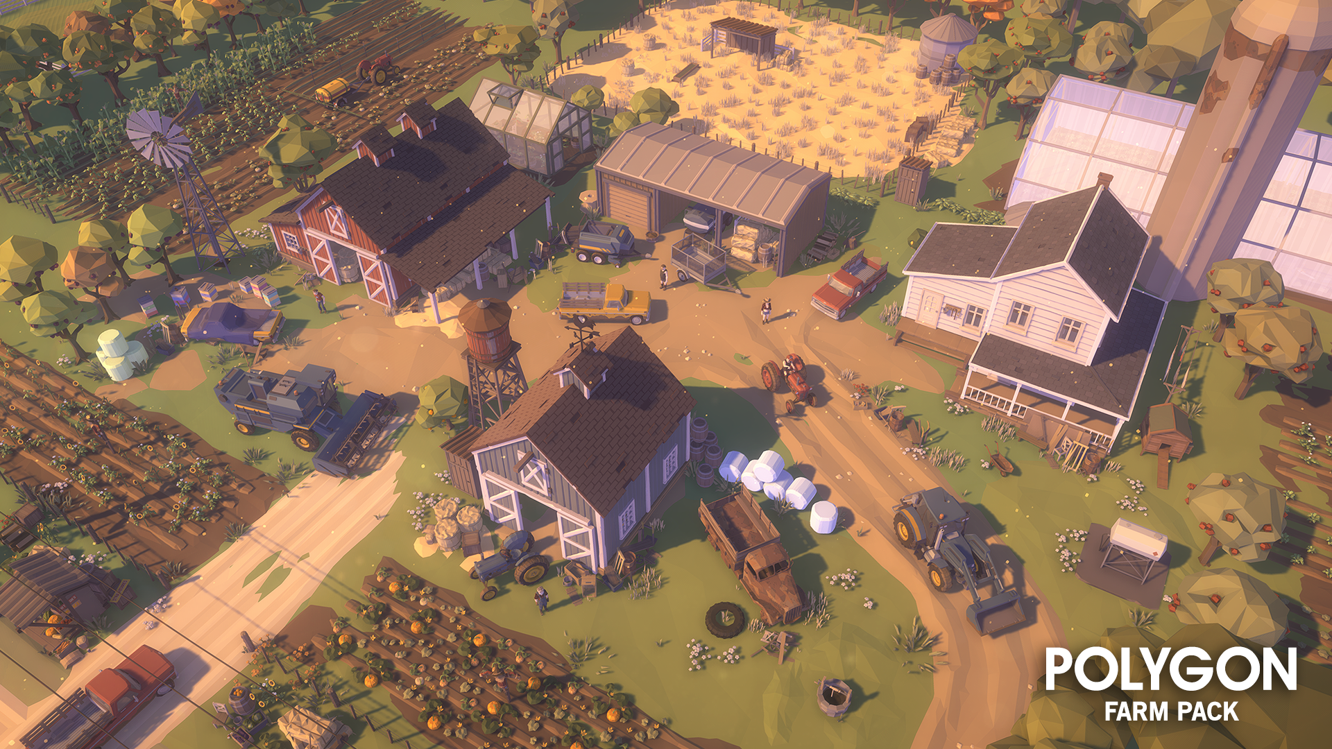 POLYGON - Farm Pack - Synty Studios - Unity and Unreal 3D low poly assets for game development