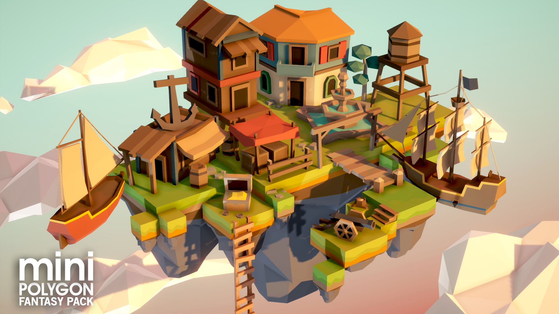 POLYGON MINI - Fantasy Pack - Synty Studios - Unity and Unreal 3D low poly assets for game development