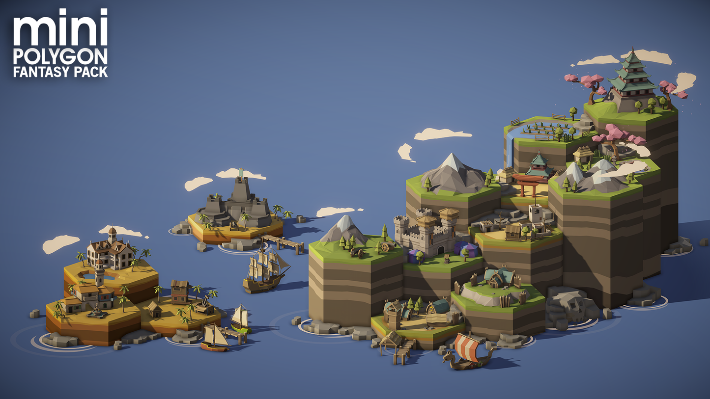 POLYGON MINI - Fantasy Pack - Synty Studios - Unity and Unreal 3D low poly assets for game development