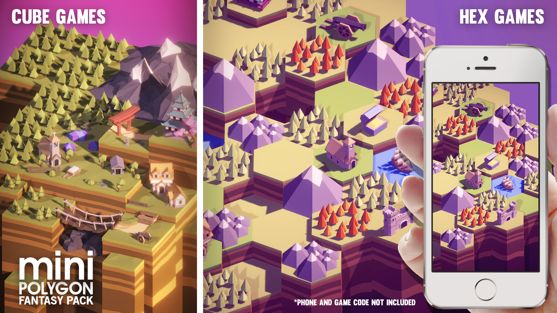 POLYGON MINI - Fantasy Pack - Synty Studios - Unity and Unreal 3D low poly assets for game development