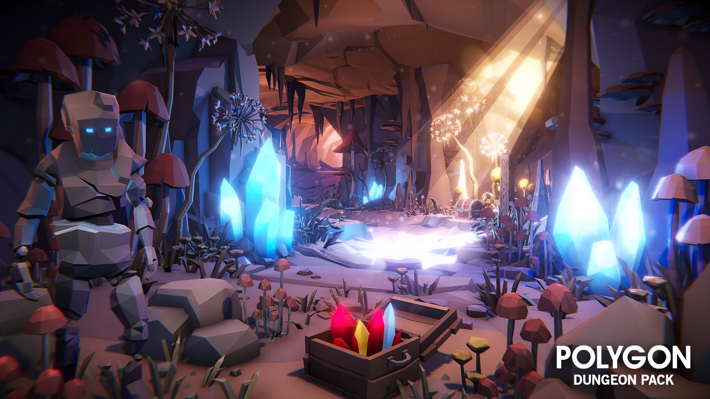 POLYGON - Dungeon Pack - Synty Studios - Unity and Unreal 3D low poly assets for game development