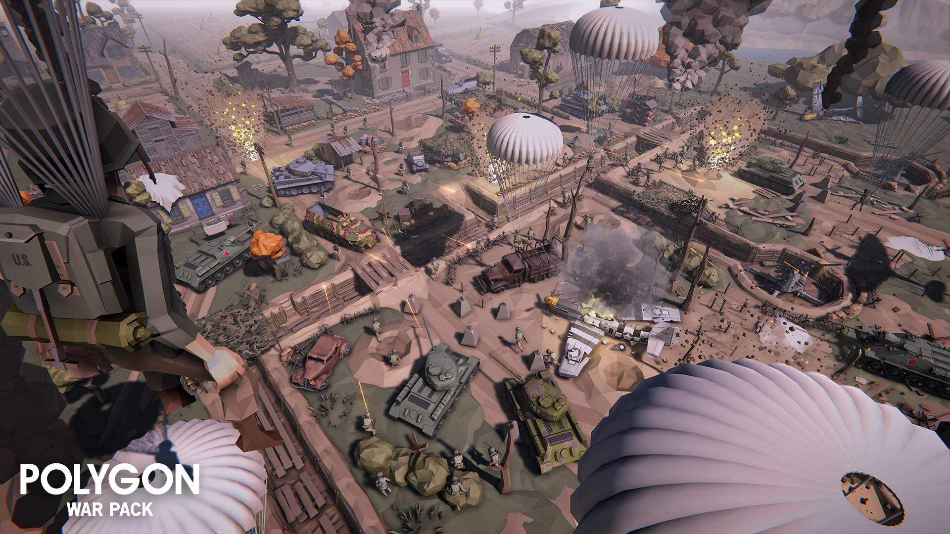 POLYGON - War Pack - Synty Studios - Unity and Unreal 3D low poly assets for game development