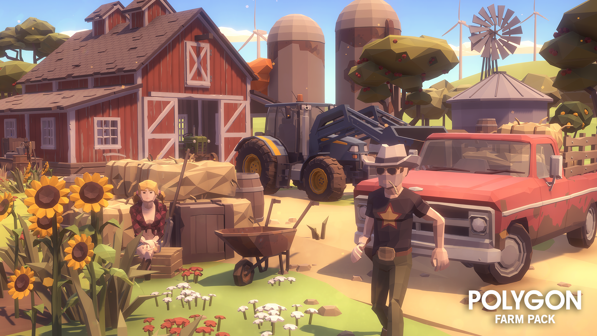 POLYGON - Farm Pack - Synty Studios - Unity and Unreal 3D low poly assets for game development