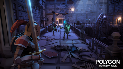 POLYGON - Dungeon Pack - Synty Studios - Unity and Unreal 3D low poly assets for game development