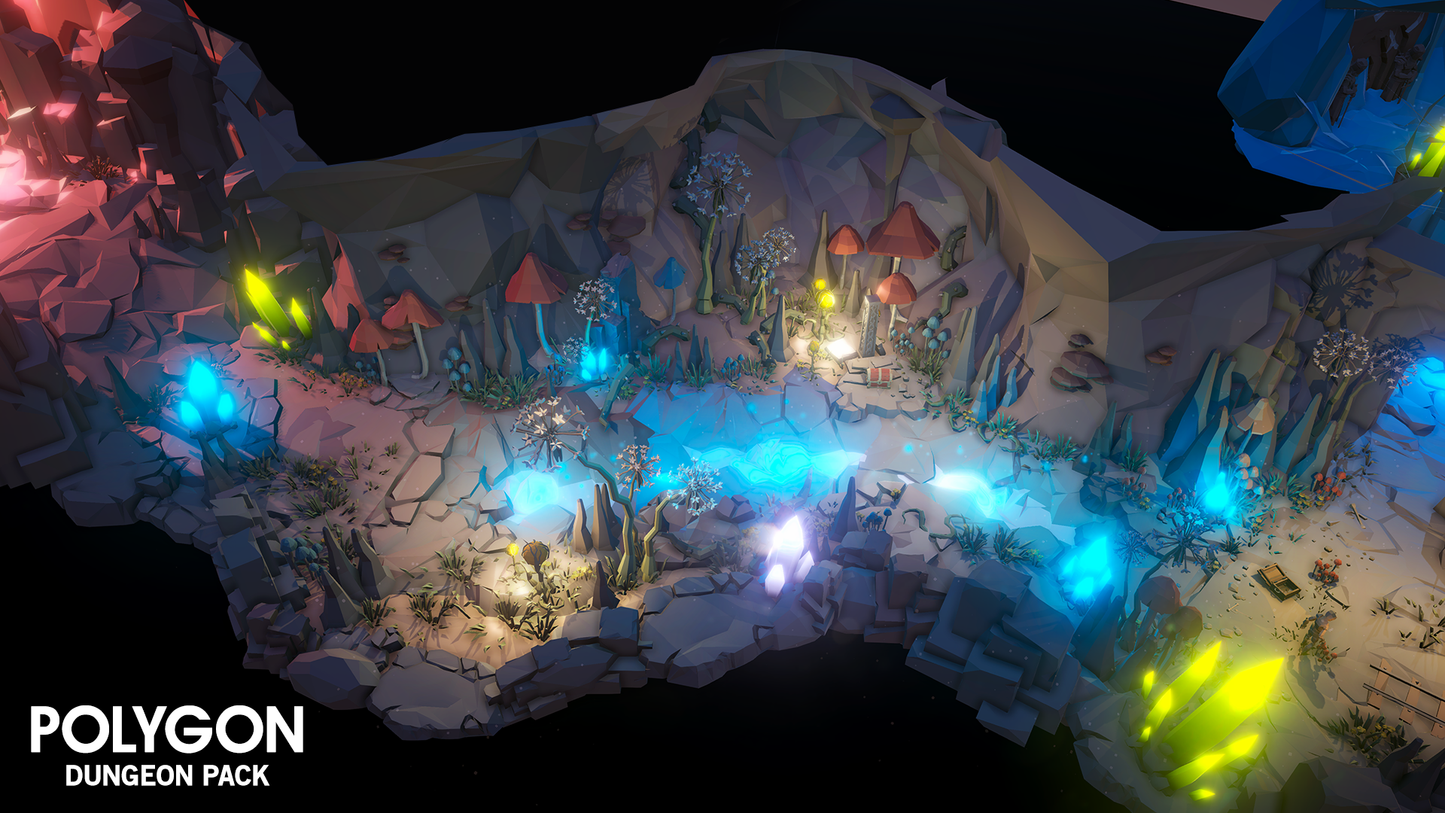 POLYGON - Dungeon Pack - Synty Studios - Unity and Unreal 3D low poly assets for game development