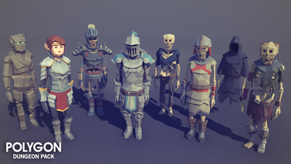 POLYGON - Dungeon Pack - Synty Studios - Unity and Unreal 3D low poly assets for game development