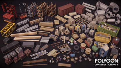 Building materials and game textures for construction sites