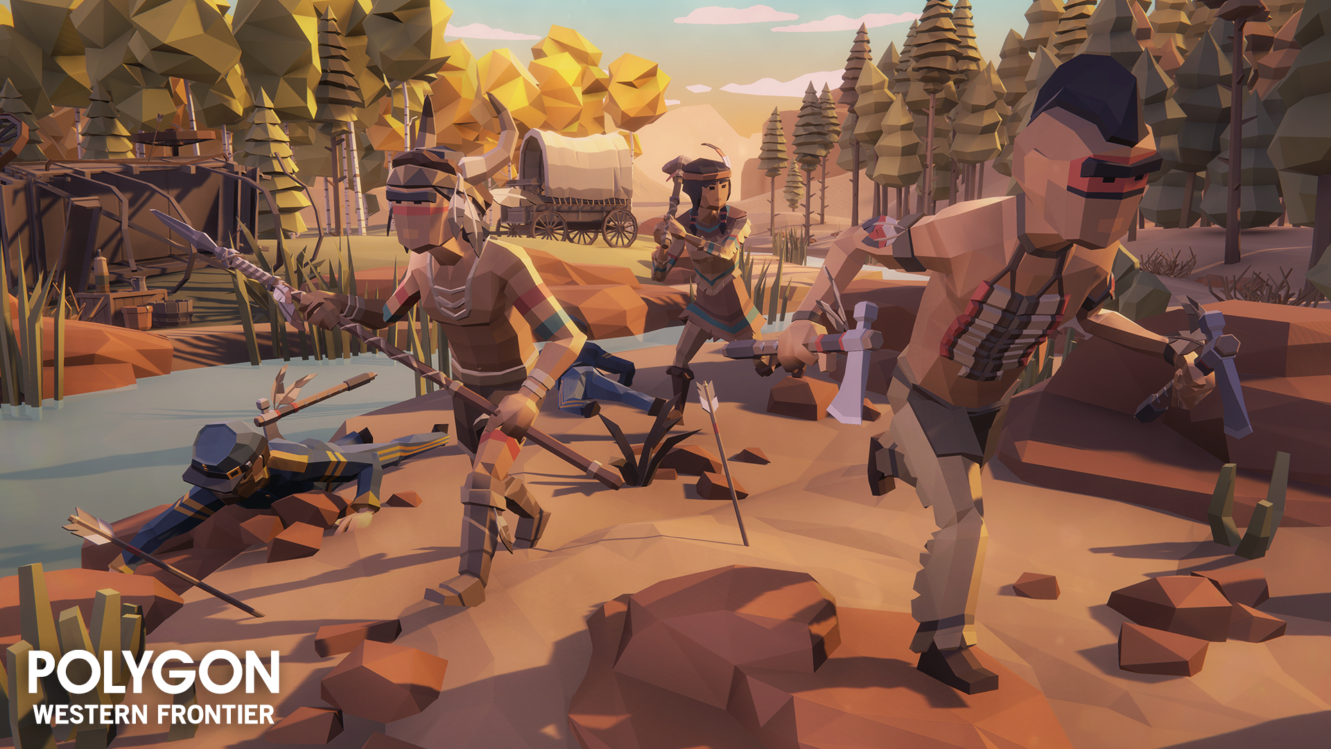 POLYGON - Western Frontier Pack - Synty Studios - Unity and Unreal 3D low poly assets for game development