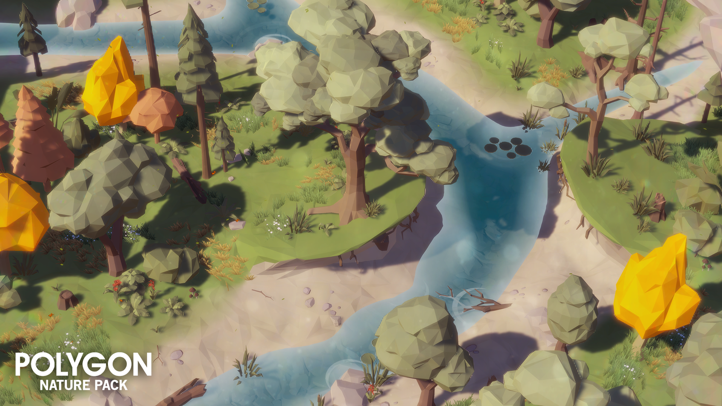 POLYGON - Nature Pack - Synty Studios - Unity and Unreal 3D low poly assets for game development