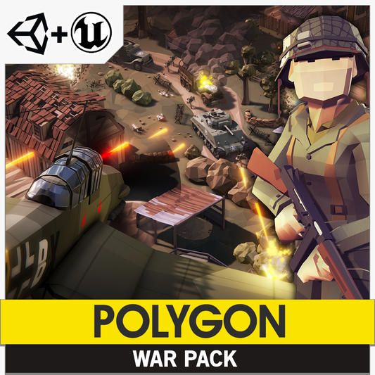 POLYGON - War Pack - Synty Studios - Unity and Unreal 3D low poly assets for game development