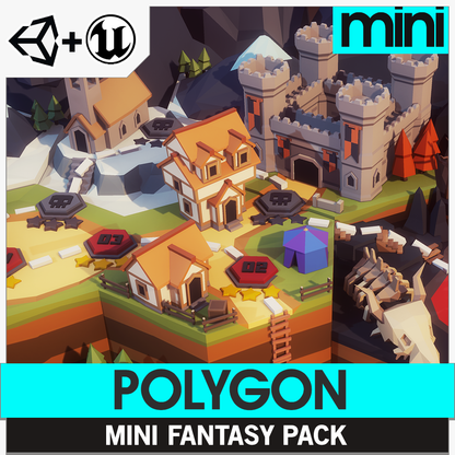 POLYGON MINI - Fantasy Pack - Synty Studios - Unity and Unreal 3D low poly assets for game development