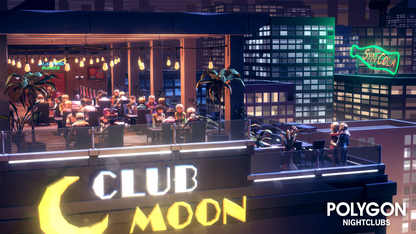 POLYGON nightclub game asset pack