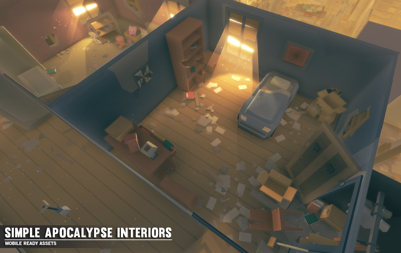 Bedroom interiors from the Simple Apocalypse Interiors pack